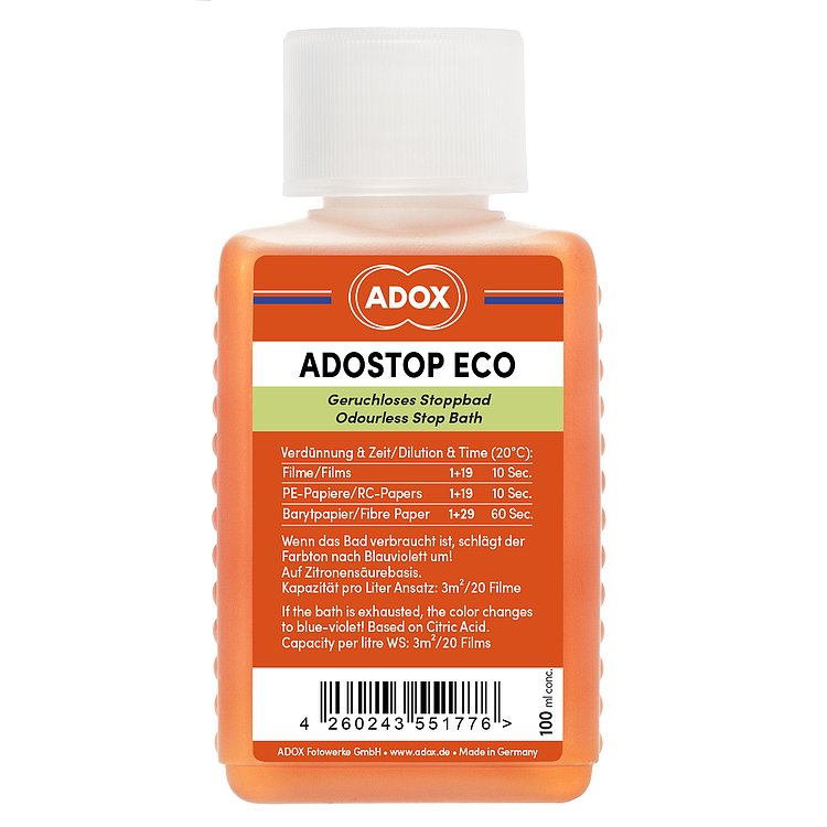 ADOX ADOSTOP ECO Stopbath With Indicator 100ml Astra Store