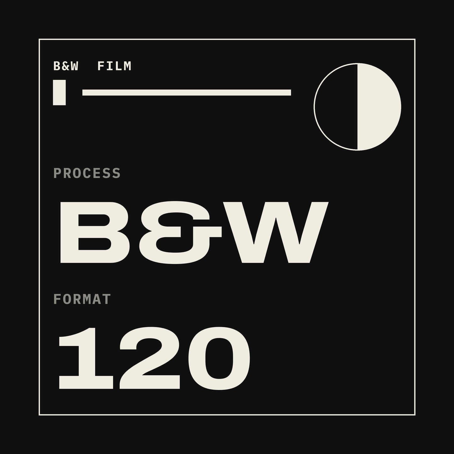 B&W 120 Film Development and Scanning