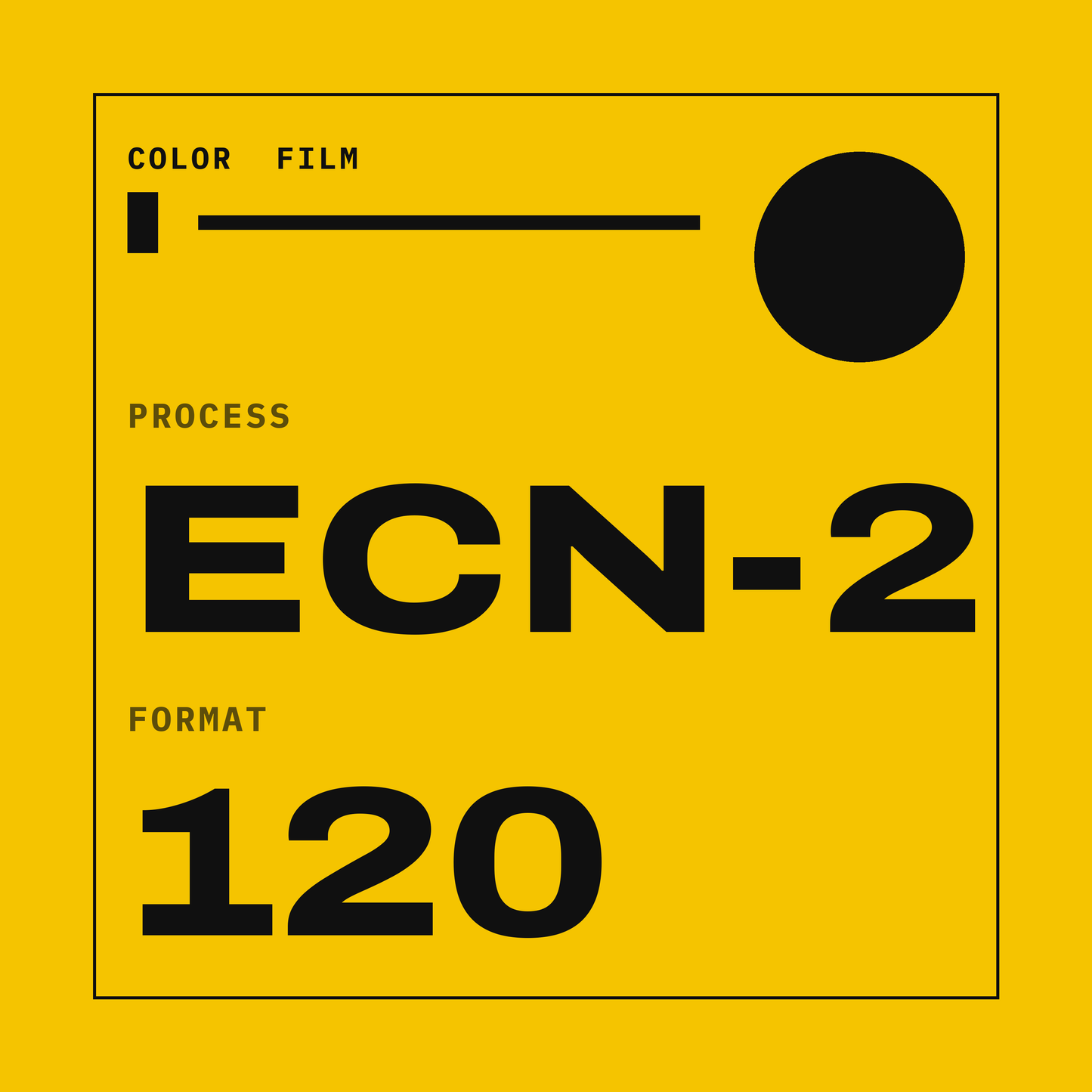 ECN-2 120 Color Film Development and Scanning