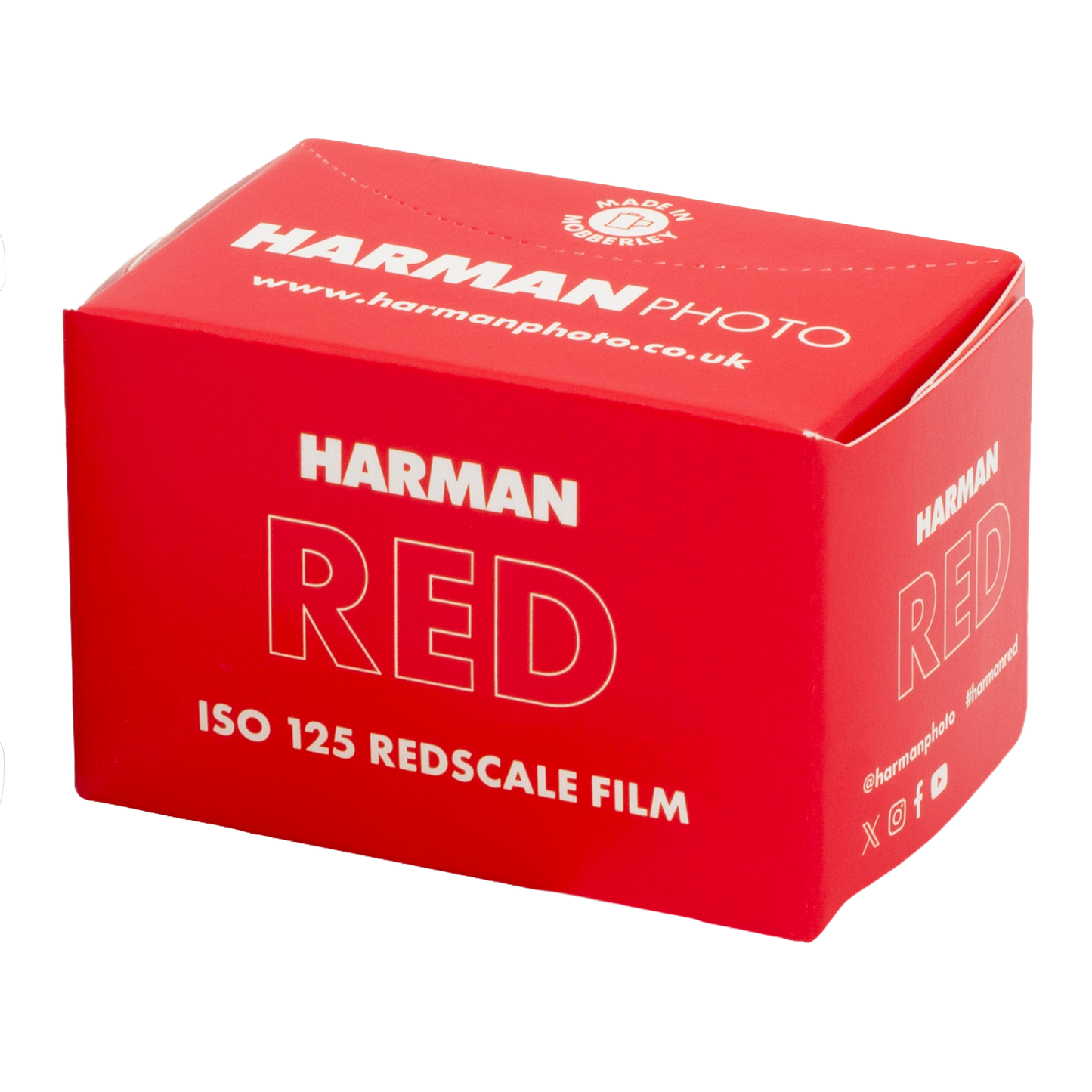 Harman Red 125 Redscale 35mm Color Film 36 Exp Astra Store