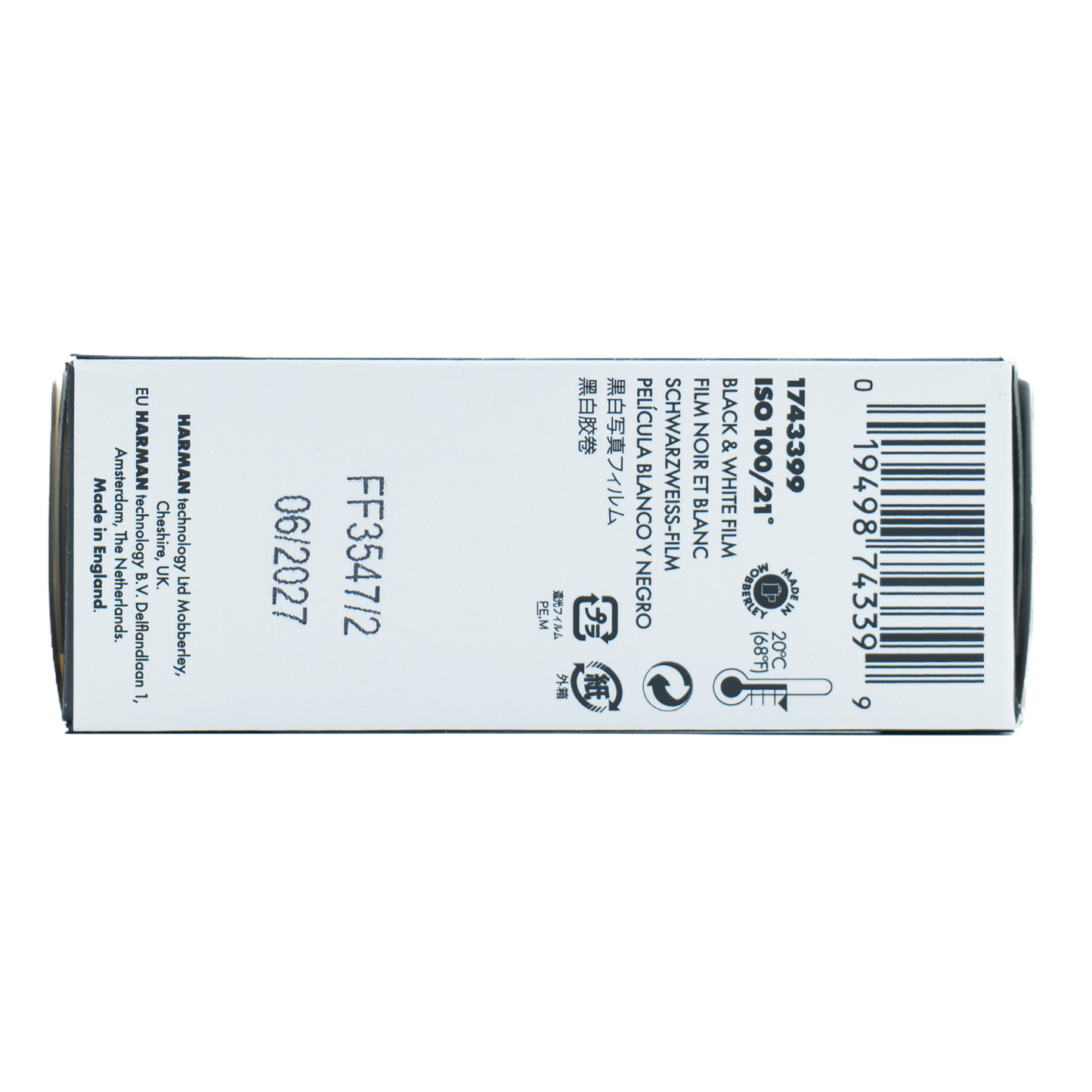Ilford Delta 100 120 Medium Format Black & White Film Astra Store