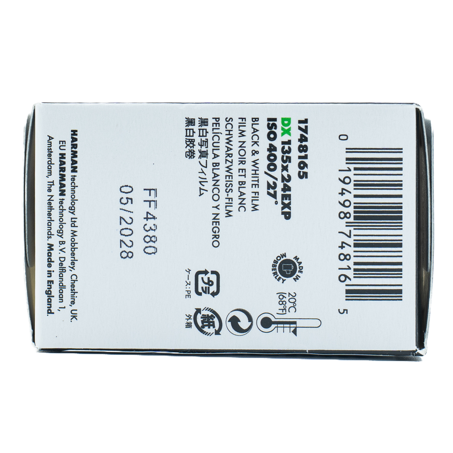 Ilford Delta 400 35mm Black & White Film 24 Exp Astra Store