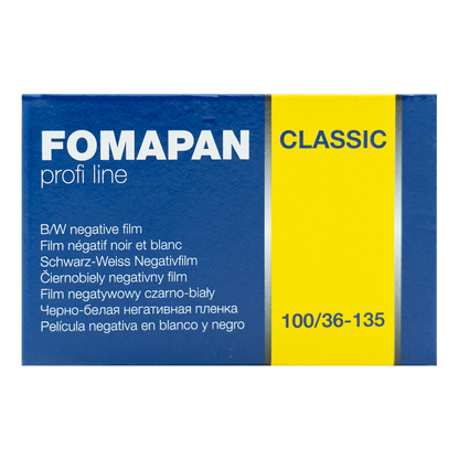 Fomapan 100 35mm Black & White Film 36 Exp Eastern Photographic Co.