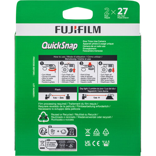 Fujifilm SP400 Disposable Camera Eastern Photographic Co.