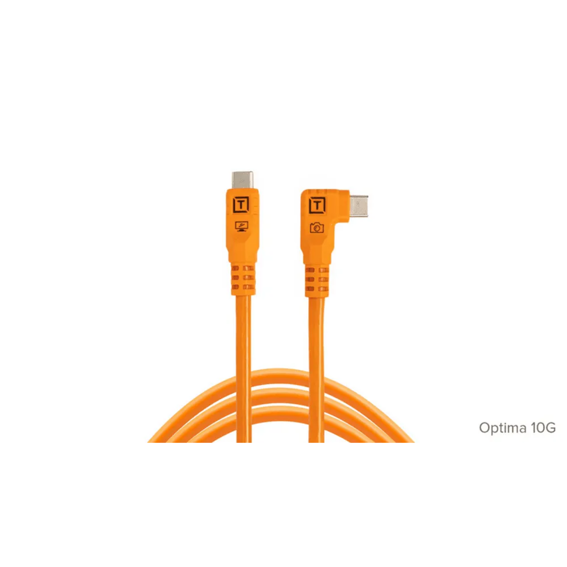 TetherPro Optima 10G USB-C, Straight to Right Angle Cable Astra Store