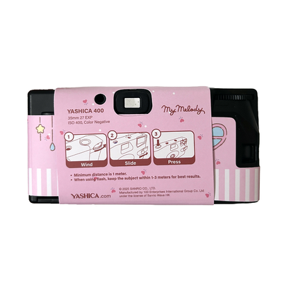 Yashica Single Use Film Camera – My Melody Clouded Comfort 35mm Astra Store
