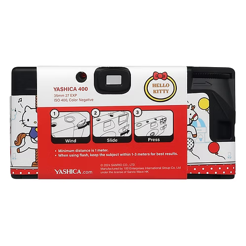Yashica Single Use Film Camera – Hello Kitty Playground 35mm Astra Store