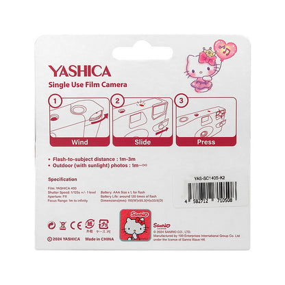 Yashica Single Use Film Camera – Hello Kitty Jewel Land 35mm Astra Store
