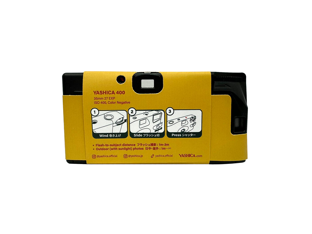 Yashica BOY Single Use Film Camera – 35mm ISO 400 Astra Store