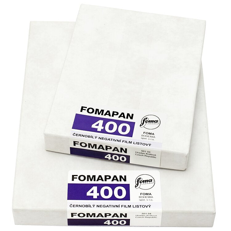 Fomapan 400 4x5 Large Format Black & White Sheet Film - 25 Sheets Eastern Photographic Co.