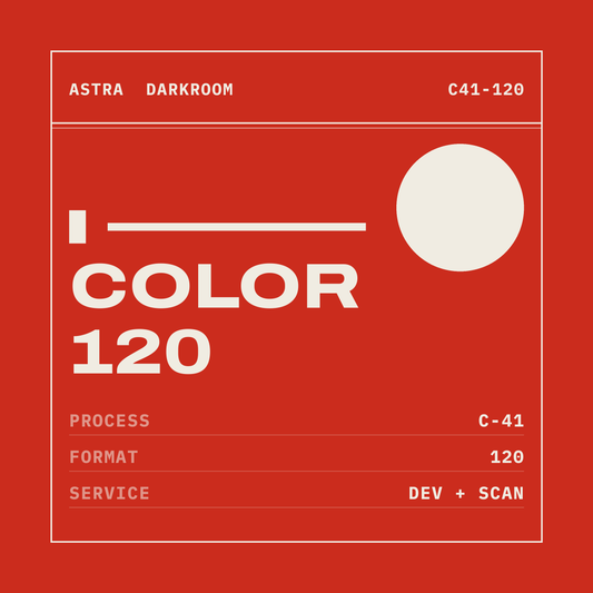 Color Film C-41 120 Development and Scanning