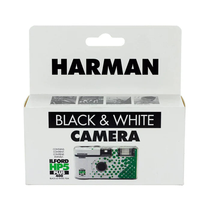 Harman HP5 Plus B&W Single Use Film Camera 27 Exp