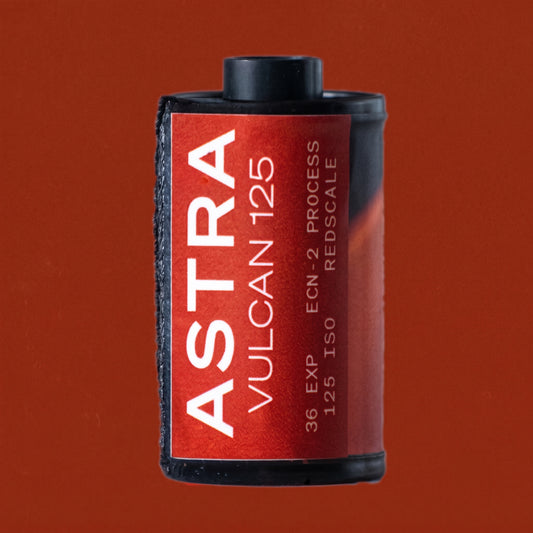 Astra Vulcan 125 Redscale 35mm Color Film 36 Exp